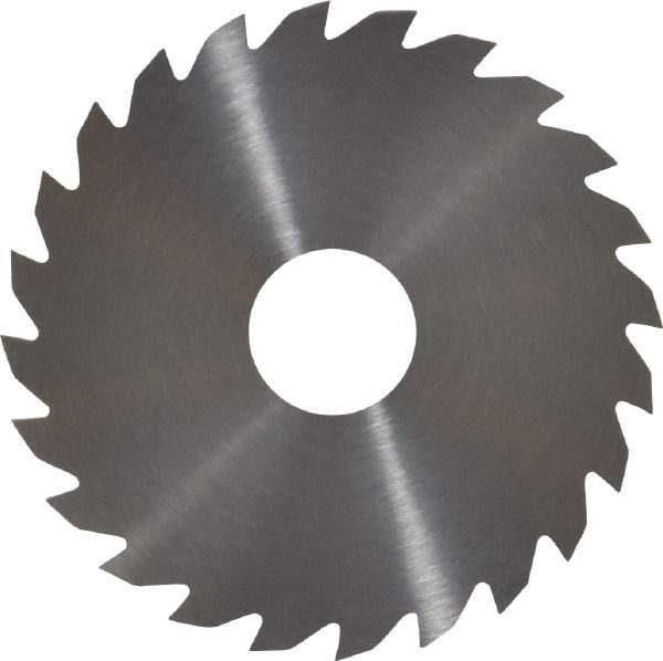 RobbJack - 2" Diam x 0.0468" Blade Thickness x 1/2" Arbor Hole Diam, 24 Tooth Slitting and Slotting Saw - Arbor Connection, Right Hand, Uncoated, Solid Carbide, Concave Ground - Americas Industrial Supply