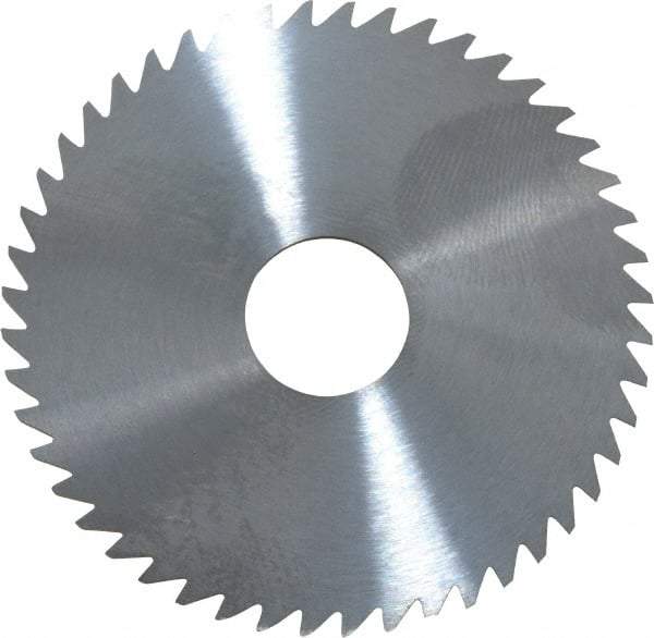 RobbJack - 2" Diam x 0.0468" Blade Thickness x 1/2" Arbor Hole Diam, 48 Tooth Slitting and Slotting Saw - Arbor Connection, Right Hand, Uncoated, Solid Carbide, Concave Ground - Americas Industrial Supply