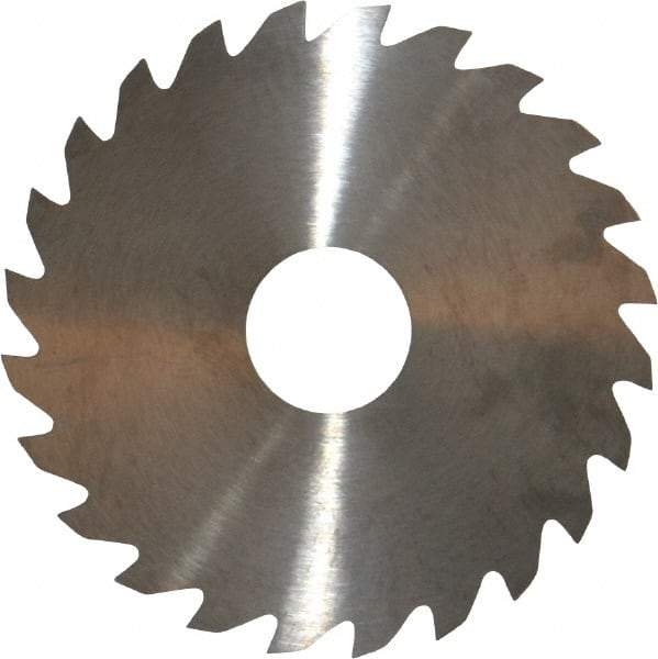 RobbJack - 2" Diam x 0.051" Blade Thickness x 1/2" Arbor Hole Diam, 24 Tooth Slitting and Slotting Saw - Arbor Connection, Right Hand, Uncoated, Solid Carbide, Concave Ground - Americas Industrial Supply