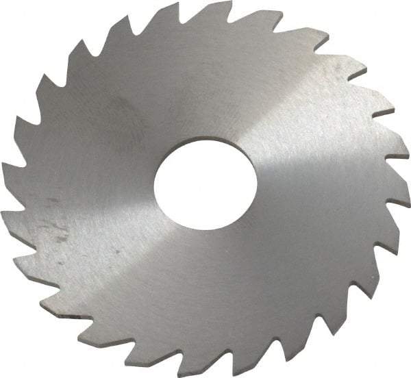 RobbJack - 2" Diam x 1/16" Blade Thickness x 1/2" Arbor Hole Diam, 24 Tooth Slitting and Slotting Saw - Arbor Connection, Right Hand, Uncoated, Solid Carbide, Concave Ground - Americas Industrial Supply