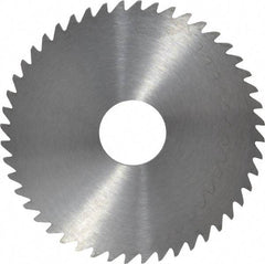 RobbJack - 2" Diam x 0.0781" Blade Thickness x 1/2" Arbor Hole Diam, 48 Tooth Slitting and Slotting Saw - Arbor Connection, Right Hand, Uncoated, Solid Carbide, Concave Ground - Americas Industrial Supply