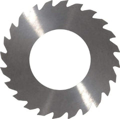 RobbJack - 2" Diam x 1/16" Blade Thickness x 1" Arbor Hole Diam, 24 Tooth Slitting and Slotting Saw - Arbor Connection, Right Hand, Uncoated, Solid Carbide, Concave Ground - Americas Industrial Supply