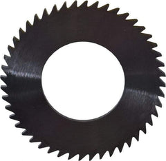 RobbJack - 2" Diam x 0.0937" Blade Thickness x 1" Arbor Hole Diam, 48 Tooth Slitting and Slotting Saw - Arbor Connection, Right Hand, Uncoated, Solid Carbide, Concave Ground - Americas Industrial Supply