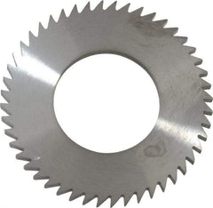 RobbJack - 2" Diam x 1/8" Blade Thickness x 1" Arbor Hole Diam, 48 Tooth Slitting and Slotting Saw - Arbor Connection, Right Hand, Uncoated, Solid Carbide, Concave Ground - Americas Industrial Supply