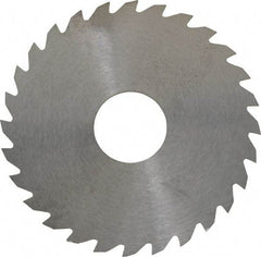 RobbJack - 2-1/4" Diam x 0.0312" Blade Thickness x 5/8" Arbor Hole Diam, 28 Tooth Slitting and Slotting Saw - Arbor Connection, Right Hand, Uncoated, Solid Carbide, Concave Ground - Americas Industrial Supply