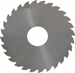 RobbJack - 2-1/4" Diam x 0.0781" Blade Thickness x 5/8" Arbor Hole Diam, 28 Tooth Slitting and Slotting Saw - Arbor Connection, Right Hand, Uncoated, Solid Carbide, Concave Ground - Americas Industrial Supply