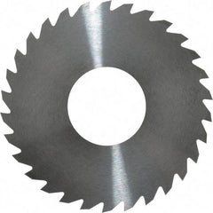 RobbJack - 2-3/4" Diam x 1/16" Blade Thickness x 1" Arbor Hole Diam, 30 Tooth Slitting and Slotting Saw - Arbor Connection, Right Hand, Uncoated, Solid Carbide, Concave Ground - Americas Industrial Supply