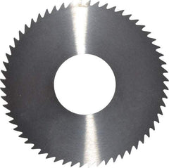 RobbJack - 2-3/4" Diam x 1/16" Blade Thickness x 1" Arbor Hole Diam, 60 Tooth Slitting and Slotting Saw - Arbor Connection, Right Hand, Uncoated, Solid Carbide, Concave Ground - Americas Industrial Supply