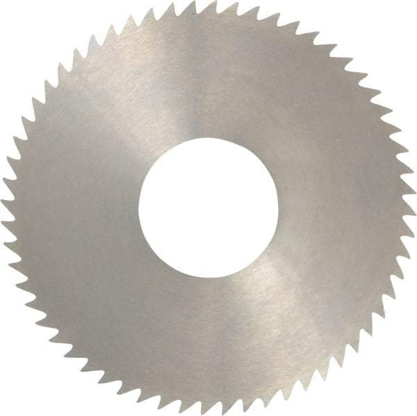 RobbJack - 3" Diam x 0.0312" Blade Thickness x 1" Arbor Hole Diam, 60 Tooth Slitting and Slotting Saw - Arbor Connection, Right Hand, Uncoated, Solid Carbide, Concave Ground - Americas Industrial Supply