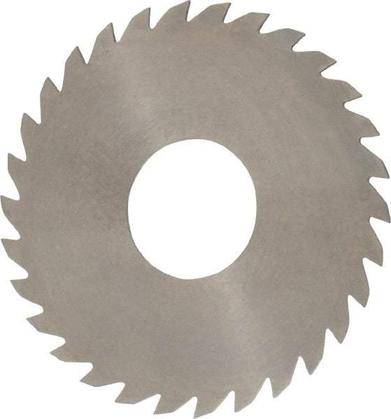 RobbJack - 3" Diam x 0.0468" Blade Thickness x 1" Arbor Hole Diam, 30 Tooth Slitting and Slotting Saw - Arbor Connection, Right Hand, Uncoated, Solid Carbide, Concave Ground - Americas Industrial Supply