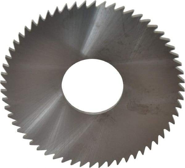 RobbJack - 3" Diam x 0.0781" Blade Thickness x 1" Arbor Hole Diam, 60 Tooth Slitting and Slotting Saw - Arbor Connection, Right Hand, Uncoated, Solid Carbide, Concave Ground - Americas Industrial Supply