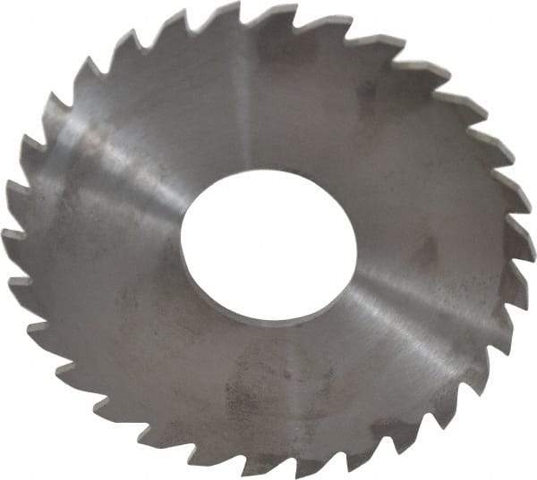 RobbJack - 3" Diam x 0.0937" Blade Thickness x 1" Arbor Hole Diam, 30 Tooth Slitting and Slotting Saw - Arbor Connection, Right Hand, Uncoated, Solid Carbide, Concave Ground - Americas Industrial Supply