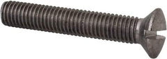 Value Collection - M10x1.50 Metric Coarse, 60mm OAL Slotted Drive Machine Screw - Oval Head, Grade 18-8 & A2 Stainless Steel, Uncoated, Without Washer - Americas Industrial Supply
