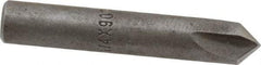 Keo - 1/4" Head Diam, 1/4" Shank Diam, 3 Flute 90° High Speed Steel Countersink - Bright Finish, 1-1/2" OAL, Single End, Straight Shank, Right Hand Cut - Americas Industrial Supply