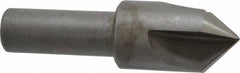 Keo - 3/4" Head Diam, 1/2" Shank Diam, 3 Flute 90° High Speed Steel Countersink - Bright Finish, 2-5/8" OAL, Single End, Straight Shank, Right Hand Cut - Americas Industrial Supply