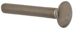 Value Collection - M10x1.5 70mm Length Under Head, Standard Square Neck, Carriage Bolt - Austenitic Grade A2 Stainless Steel, - Americas Industrial Supply