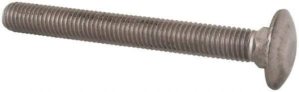 Value Collection - M10x1.5 90mm Length Under Head, Standard Square Neck, Carriage Bolt - Austenitic Grade A2 Stainless Steel, - Americas Industrial Supply