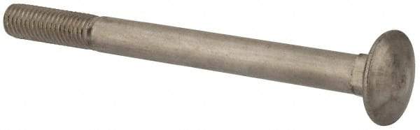 Value Collection - M10x1.5 120mm Length Under Head, Standard Square Neck, Carriage Bolt - Austenitic Grade A2 Stainless Steel, - Americas Industrial Supply