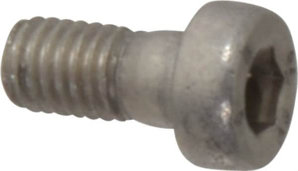 Value Collection - M5x0.80 Metric Coarse Hex Socket Drive, Low Socket Cap Screw - Grade 18-8 & Austenitic A2 Stainless Steel, Uncoated, Fully Threaded, 10mm Length Under Head - Americas Industrial Supply