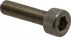 Value Collection - M3x0.50 Metric Coarse Hex Socket Drive, Socket Cap Screw - Grade 316 & Austenitic A4 Stainless Steel, Uncoated, Fully Threaded, 12mm Length Under Head - Americas Industrial Supply