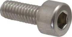 Value Collection - M4x0.70 Metric Coarse Hex Socket Drive, Socket Cap Screw - Grade 316 & Austenitic A4 Stainless Steel, Uncoated, Fully Threaded, 10mm Length Under Head - Americas Industrial Supply