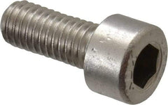 Value Collection - M5x0.80 Metric Coarse Hex Socket Drive, Socket Cap Screw - Grade 316 & Austenitic A4 Stainless Steel, Uncoated, Fully Threaded, 12mm Length Under Head - Americas Industrial Supply