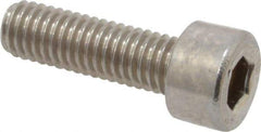 Value Collection - M5x0.80 Metric Coarse Hex Socket Drive, Socket Cap Screw - Grade 316 & Austenitic A4 Stainless Steel, Uncoated, Fully Threaded, 16mm Length Under Head - Americas Industrial Supply