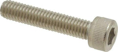 Value Collection - M6x1.00 Metric Coarse Hex Socket Drive, Socket Cap Screw - Grade 316 & Austenitic A4 Stainless Steel, Uncoated, Partially Threaded, 30mm Length Under Head - Americas Industrial Supply