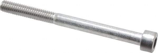 Value Collection - M6x1.00 Metric Coarse Hex Socket Drive, Socket Cap Screw - Grade 316 & Austenitic A4 Stainless Steel, Uncoated, Partially Threaded, 70mm Length Under Head - Americas Industrial Supply
