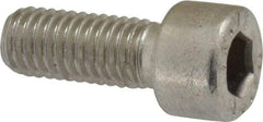 Value Collection - M8x1.25 Metric Coarse Hex Socket Drive, Socket Cap Screw - Grade 316 & Austenitic A4 Stainless Steel, Uncoated, Fully Threaded, 20mm Length Under Head - Americas Industrial Supply