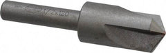 Keo - 1/2" Head Diam, 1/4" Shank Diam, 3 Flute 120° High Speed Steel Countersink - Bright Finish, 2" OAL, Single End, Straight Shank, Right Hand Cut - Americas Industrial Supply