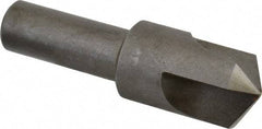 Keo - 3/4" Head Diam, 1/2" Shank Diam, 3 Flute 120° High Speed Steel Countersink - Bright Finish, 2-5/8" OAL, Single End, Straight Shank, Right Hand Cut - Americas Industrial Supply