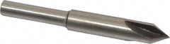 Interstate - 1/4" Head Diam, 3/16" Shank Diam, 3 Flute 60° High Speed Steel Countersink - Americas Industrial Supply