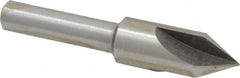 Interstate - 3/8" Head Diam, 1/4" Shank Diam, 3 Flute 60° High Speed Steel Countersink - Americas Industrial Supply
