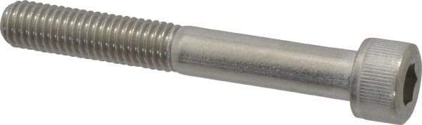 Value Collection - M8x1.25 Metric Coarse Hex Socket Drive, Socket Cap Screw - Grade 316 & Austenitic A4 Stainless Steel, Uncoated, Partially Threaded, 60mm Length Under Head - Americas Industrial Supply