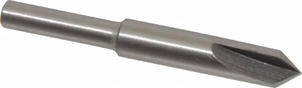 Interstate - 1/4" Head Diam, 3/16" Shank Diam, 3 Flute 82° High Speed Steel Countersink - Americas Industrial Supply