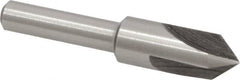 Interstate - 3/8" Head Diam, 1/4" Shank Diam, 3 Flute 82° High Speed Steel Countersink - Americas Industrial Supply