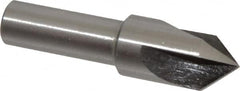 Interstate - 1/2" Head Diam, 3/8" Shank Diam, 3 Flute 82° High Speed Steel Countersink - Americas Industrial Supply