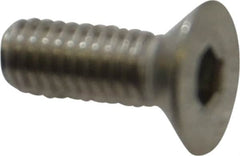 Value Collection - M3x0.50 Metric Coarse Hex Socket Drive, 90° Flat Screw - Grade 316 & Austenitic A4 Stainless Steel, Fully Threaded, 8mm OAL - Americas Industrial Supply