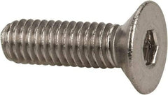 Value Collection - M3x0.50 Metric Coarse Hex Socket Drive, 90° Flat Screw - Grade 316 & Austenitic A4 Stainless Steel, Fully Threaded, 10mm OAL - Americas Industrial Supply