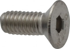 Value Collection - M4x0.70 Metric Coarse Hex Socket Drive, 90° Flat Screw - Grade 316 & Austenitic A4 Stainless Steel, Fully Threaded, 10mm OAL - Americas Industrial Supply