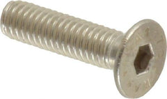 Value Collection - M4x0.70 Metric Coarse Hex Socket Drive, 90° Flat Screw - Grade 316 & Austenitic A4 Stainless Steel, Partially Threaded, 16mm OAL - Americas Industrial Supply