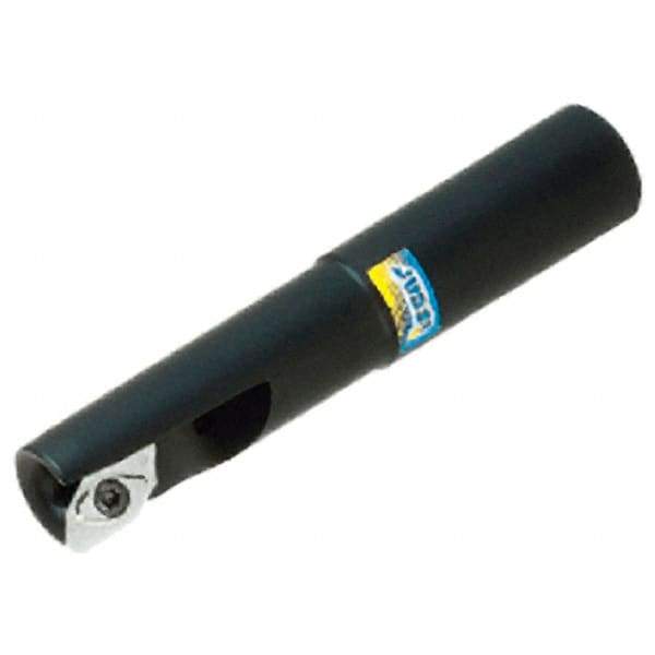 Iscar - 25mm Cut Diam, 15.8mm Max Depth of Cut, 24mm Shank Diam, 180mm OAL, Indexable Square Shoulder End Mill - HM90 APCR 1605.. Inserts, Cylindrical Shank, 90° Lead Angle, Through Coolant, Series Helialu - Americas Industrial Supply