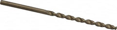 Cleveland - 7/64" 135° Cobalt Jobber Drill - Oxide/Gold Finish, Right Hand Cut, Parabolic Flute, Straight Shank, 2-5/8" OAL, Split Point - Americas Industrial Supply