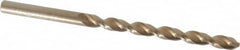 Cleveland - 13/64" 135° Cobalt Jobber Drill - Oxide/Gold Finish, Right Hand Cut, Parabolic Flute, Straight Shank, 3-5/8" OAL, Split Point - Americas Industrial Supply