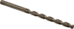 Cleveland - #6 135° Cobalt Jobber Drill - Oxide/Gold Finish, Right Hand Cut, Parabolic Flute, Straight Shank, 3-3/4" OAL, Split Point - Americas Industrial Supply
