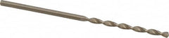 Cleveland - #49 135° Cobalt Jobber Drill - Oxide/Gold Finish, Right Hand Cut, Parabolic Flute, Straight Shank, 2" OAL, Split Point - Americas Industrial Supply