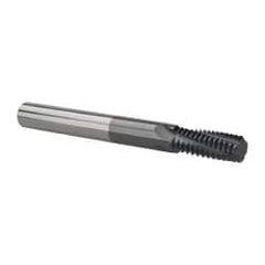 Scientific Cutting Tools - M10x1.50 Metric Coarse, 0.3" Cutting Diam, 4 Flute, Solid Carbide Helical Flute Thread Mill - Internal Thread, 0.79" LOC, 2.95" OAL - Americas Industrial Supply