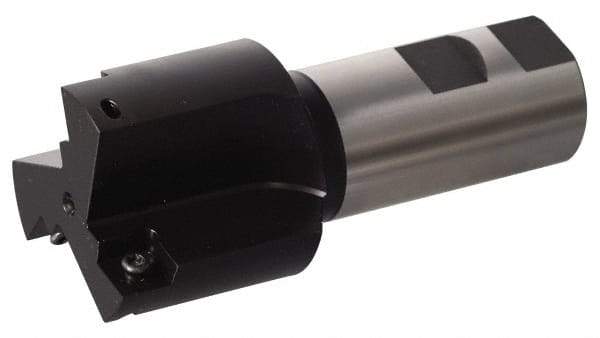 Kennametal - 0.8335 Inch Diameter, Whistle Notch, 20 mm Shank Diameter, 2 Insert, Indexable Counterbore - 3.3858 Inch Overall Length, SPHX 070304R. Insert - Americas Industrial Supply