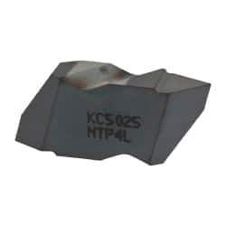 Kennametal - NTP4 Grade KC5025, Internal/External Partial Profile 60° Threading Insert - 1.25 to 6.25mm & 4 to 20 TPI Ext Pitch, 20 to 6.25mm & 4 to 12 TPI Int Pitch, Left Hand Insert, TiAlN Finish, Carbide - Americas Industrial Supply